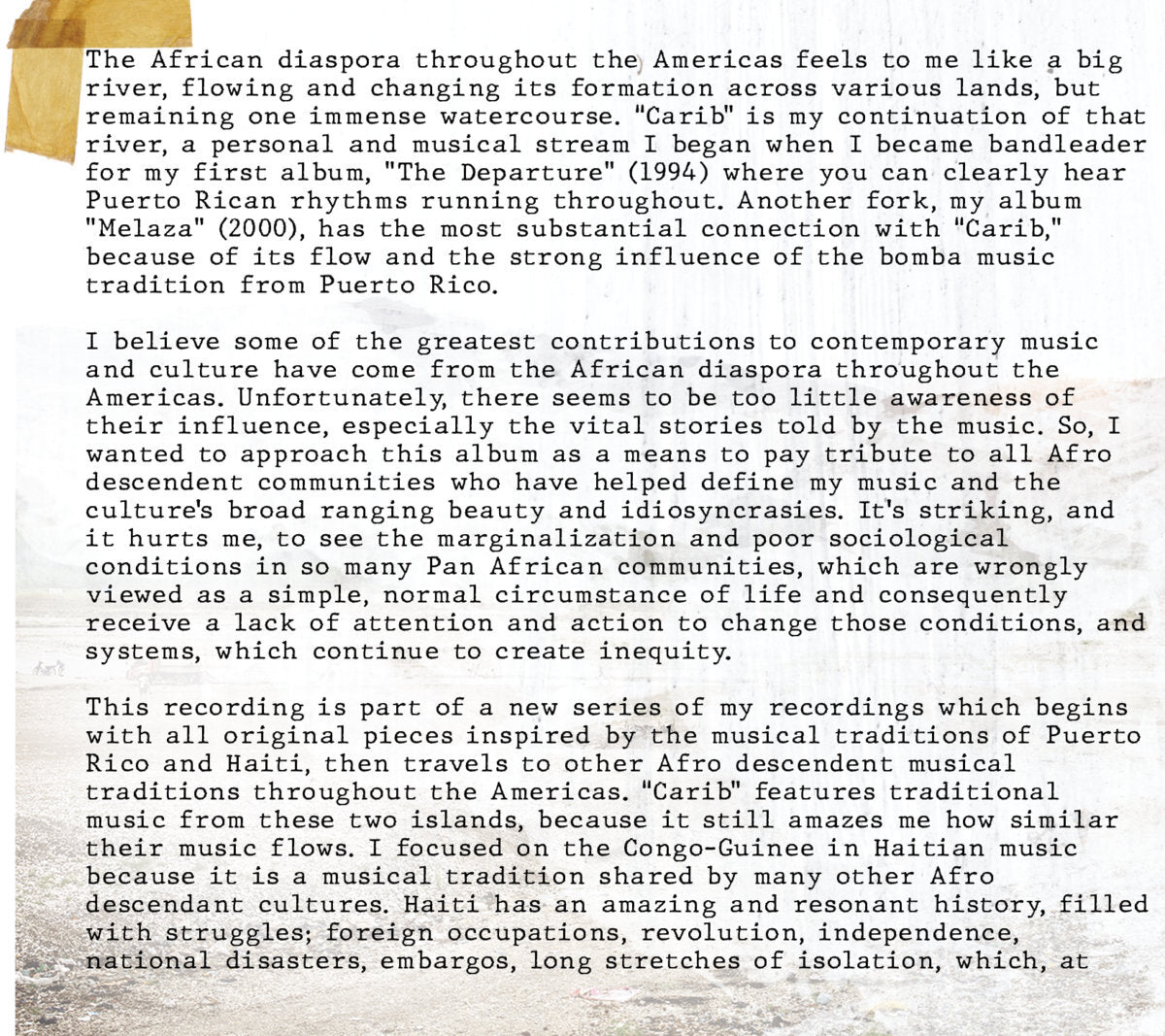 David Sanchez - Carib | CD