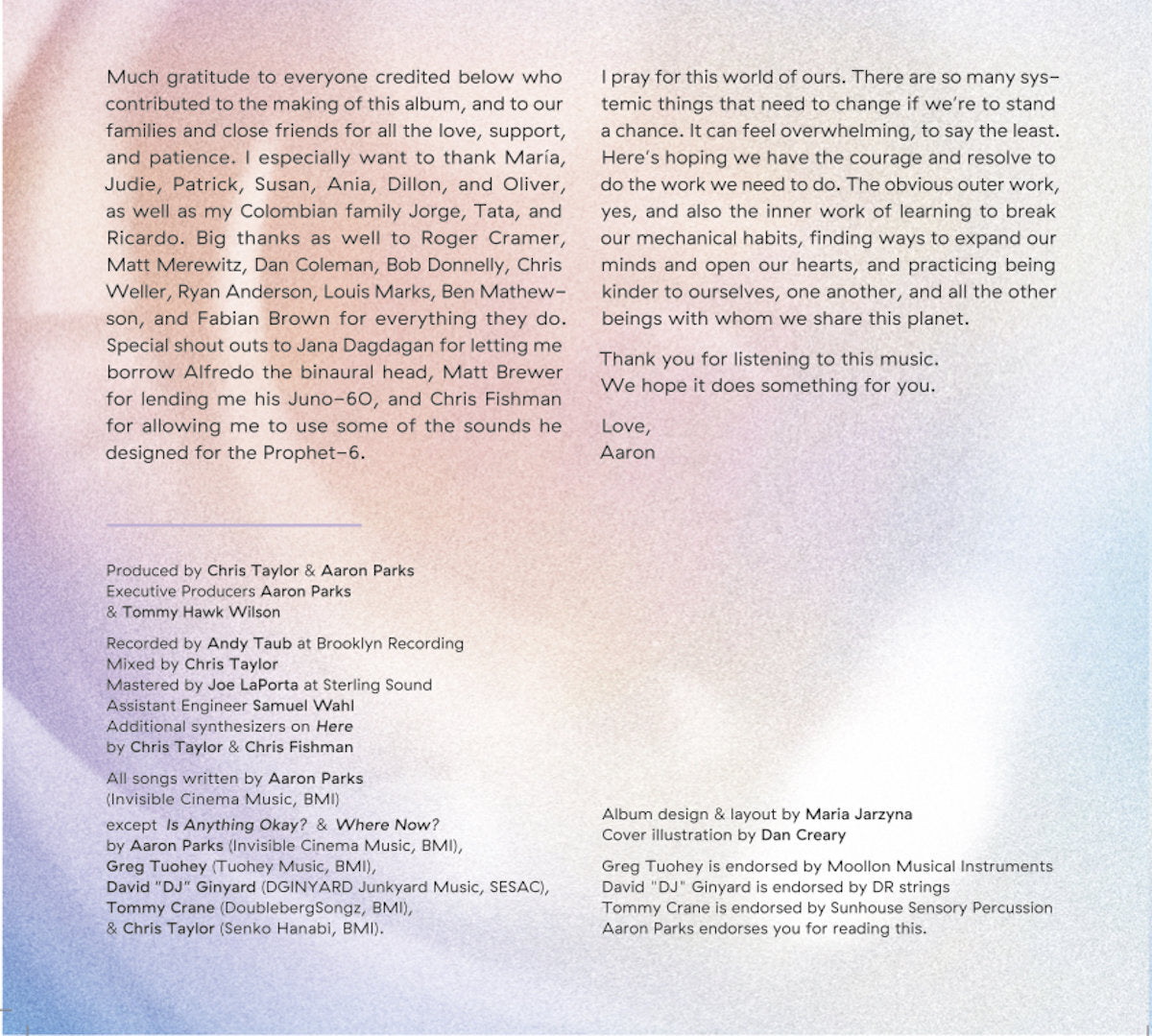 Aaron Parks - Little Big II: Dreams of a Mechanical Man | CD