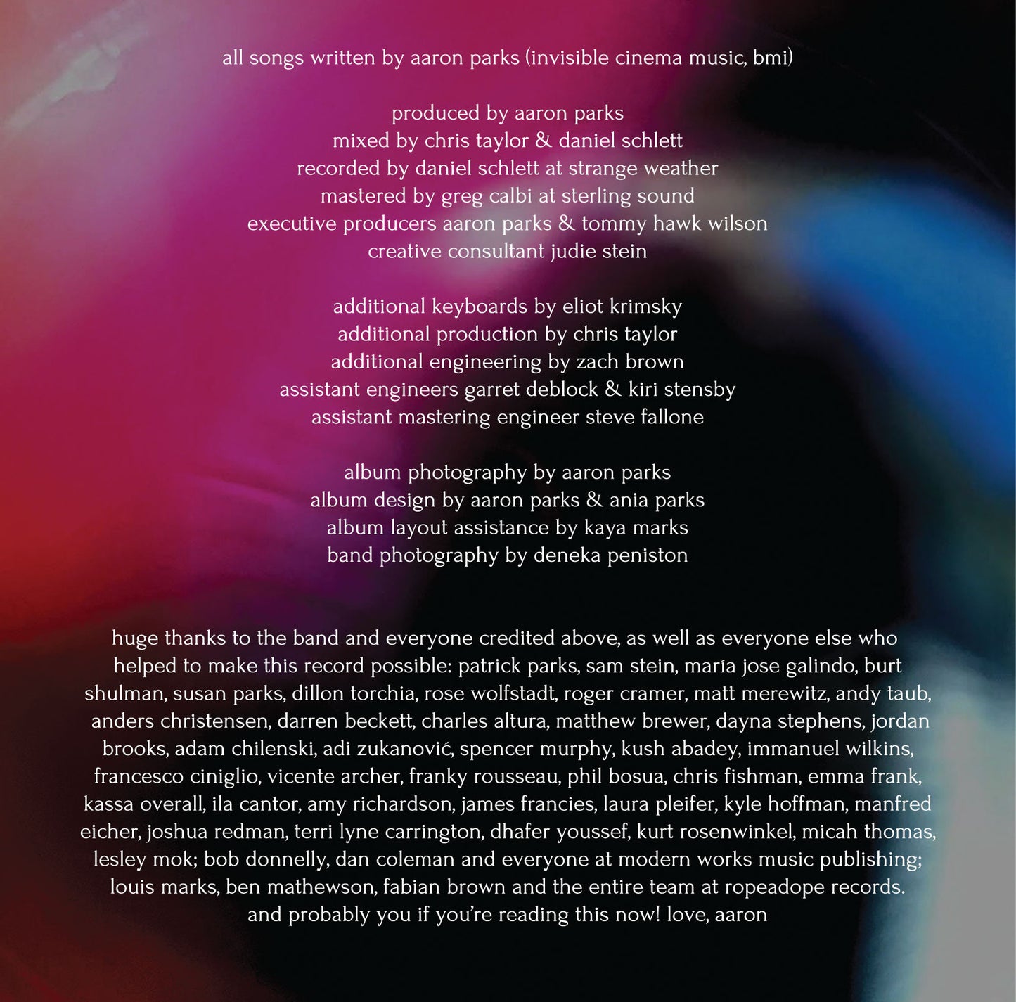 Aaron Parks - Little Big | Double Vinyl LP