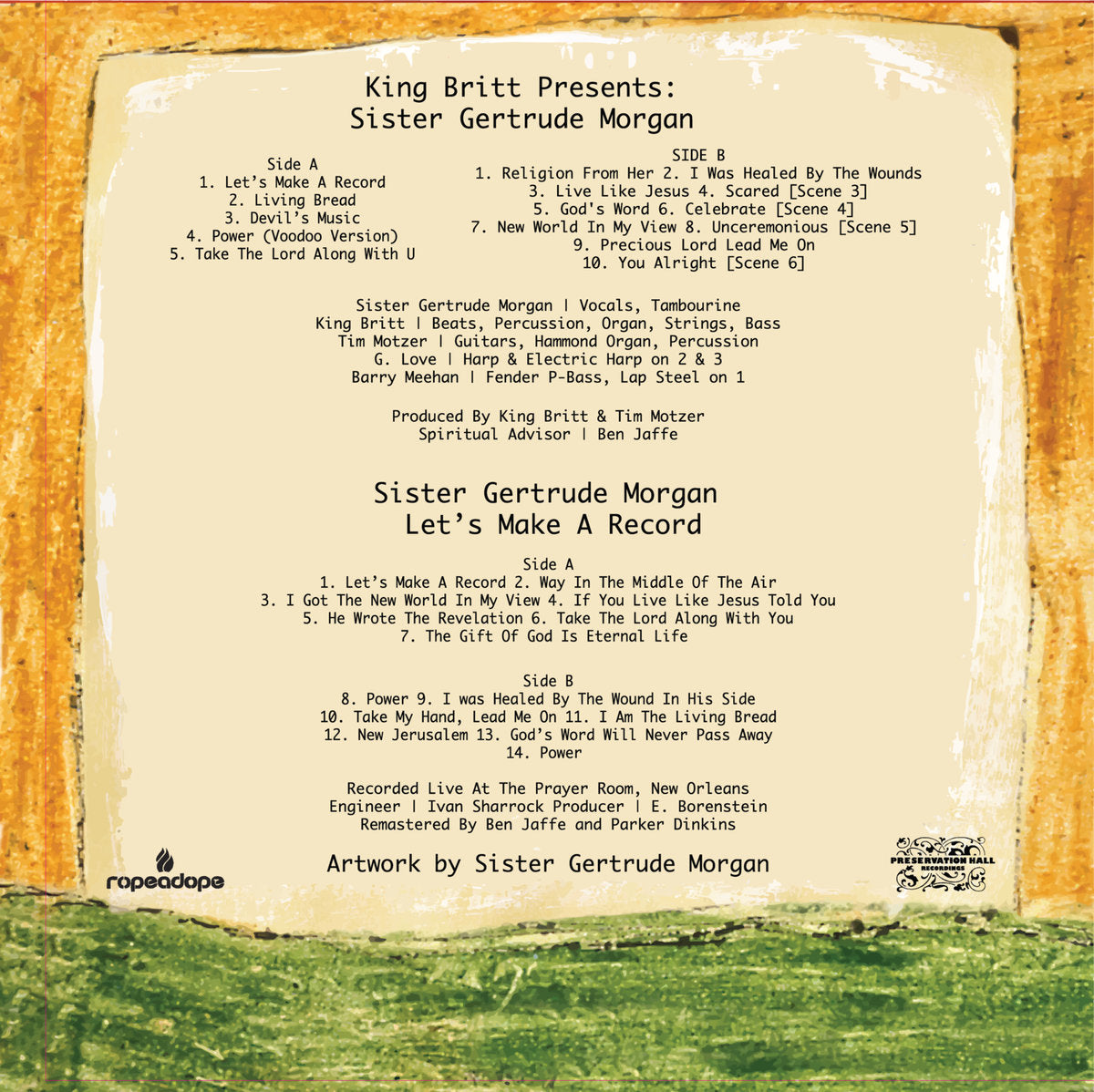 King Britt - Sister Gertrude Morgan | Double Vinyl LP