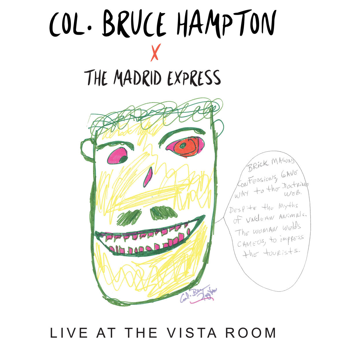 Col. Bruce Hampton | Live at the Vista Room - Vinyl